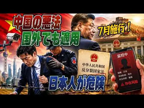 画像 #1025　日本人も対象に！？中国の新法が危険すぎる