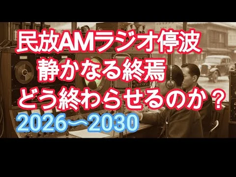 画像  【民放AMラジオ停波】どう終わらせるのか？ 実証実験とは？ワイドFM、ラジコ