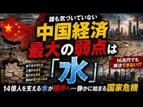 画像 中国経済最大の弱点は「不動産」ではない…本当に危険なのは水不足だった