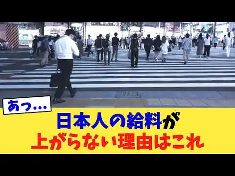 画像 日本人の給料が上がらない理由はこれ
