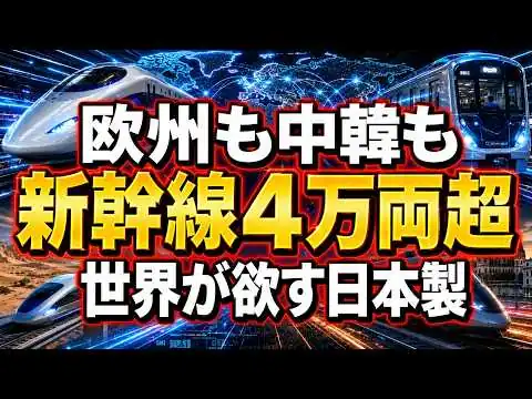 画像 【日本の技術】新幹線で負けた日本が、世界の地下鉄と鉄道を独占…海外が驚く日立・川崎重工・近畿車輛の正体