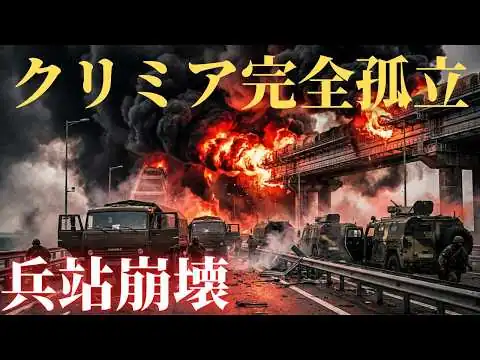 画像 クリミアが孤立…ロシア軍に異常事態！ガソリン販売停止・列車停止・補給網崩壊へ