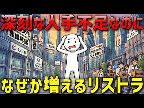 画像 移民を頼るほど日本中が人手不足なのに、なぜ業績絶好調の大企業は「莫大な経費」を使ってリストラを急ぐのか？