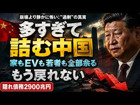 画像 【衝撃】中国経済崩壊の真相…家もEVも若者も余り始めた国の末路