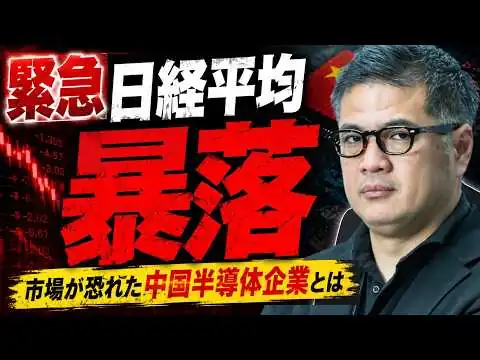 画像 【緊急】日経平均暴落と市場が恐れた中国半導体企業とは【元野村證券の見解】