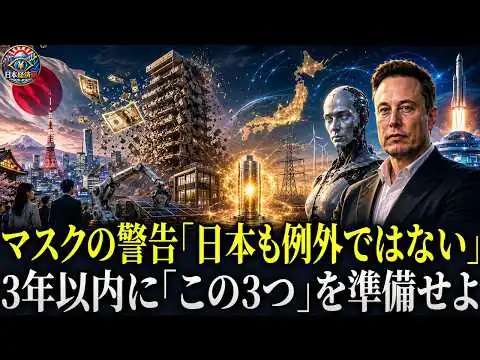 画像 【警告】イーロン・マスクの衝撃予言！今後3年で世界が激変。現金・不動産は超危険！全財産を失う前に「これ」を準備せよ