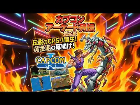 画像 【アーケード列伝】カプコン黄金期の幕開け！伝説のCPS-1誕生と進化の歴史（1986〜1989年）【第2部】