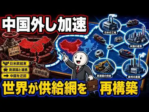 画像 【中国外し加速 】世界が供給網を再構築｜中国7割依存のレアアースからの脱却