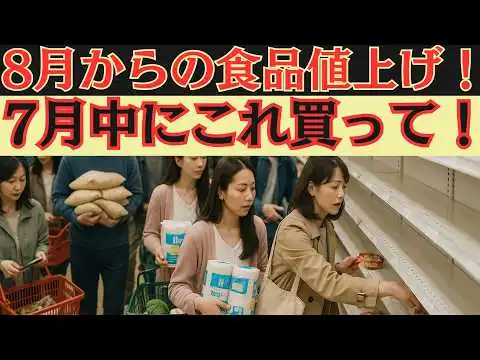 画像 【8月の値上げ情報10選】最大33％値上げ🔥8月にはもう同じ値段で買えない！7月中に絶対買うべき食品10選