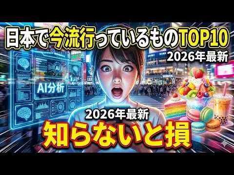 画像 日本で今流行っているものTOP10（2026年版）知らないと損する最新トレンド｜Japan Trends 2026