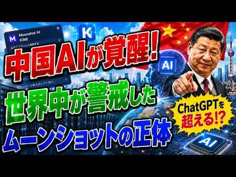 画像  #1046【衝撃】中国AI「ムーンショット」の正体…世界が警戒する本当の理由