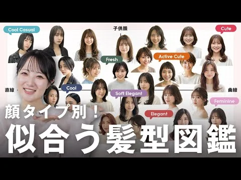 画像 【2026完全保存版】垢抜けるには顔タイプで髪型を決めて✂️一番似合う髪型＆ヘアアレンジをご紹介！