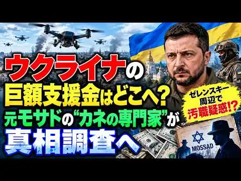 画像 #1063【ウクライナに異変】巨額支援金はどこへ？元モサドの“カネの専門家”が追跡へ…ドローン戦を変えた人物も更迭