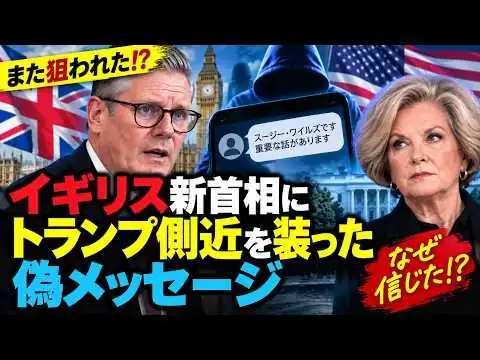 画像 #1064【またイギリスが…】新首相に「トランプ側近」から偽メッセージ！世界の要人が騙される“なりすまし”の実態