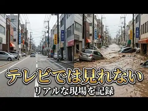 画像 冠水で水没車が続出…テレビ未公開の生々しい災害現場を記録