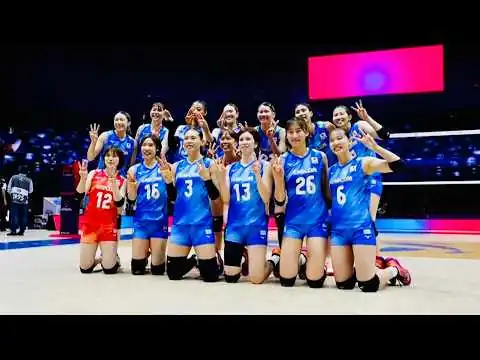 画像 【試合ハイライト】20歳の秋本美空が輝き、控えのアウトサイドヒッター2人が躍動！ 予選全勝で準々決勝へ！【バレーボールアジア選手権 日本×ベトナム】