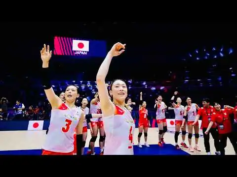 画像 【試合ハイライト】セットカウント3対0のストレート勝ちで準々決勝進出！【バレーボールアジア選手権 日本×韓国】