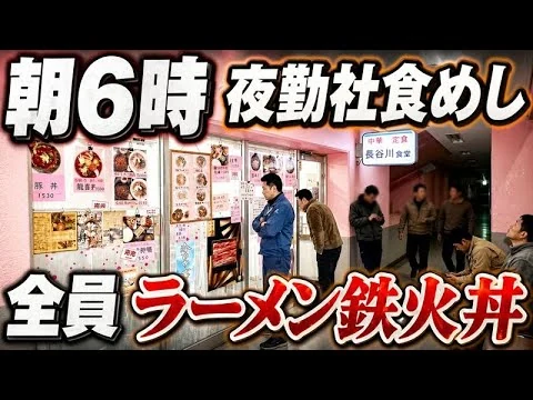 画像 【千葉】労働者達の夜勤明けの特大朝めし。ラーメンと鉄火丼をかっ食らう朝6時が凄すぎる