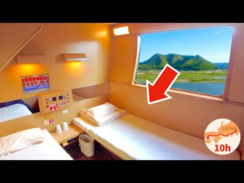 画像 日本で唯一の寝台特急のツインルーム 😴🛏 10時間サンライズ瀬戸で東京→高松ひとり旅