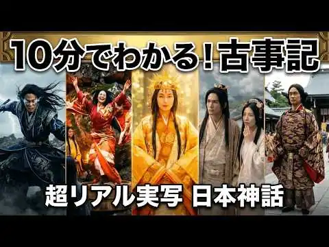 画像 【リアル再現】日本神話「古事記」日本の始まりの物語｜国生みから天孫降臨まで
