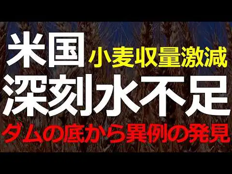 画像 米国で深刻な水不足が発生している！干ばつの影響で小麦の収量が激減する見通し→日本への影響は？2026-08-13