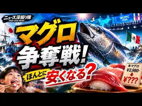画像  マグロ戦争勃発！？日本VSメキシコ、クロマグロ漁獲枠をめぐる攻防の裏側【ニュース深掘り隊】