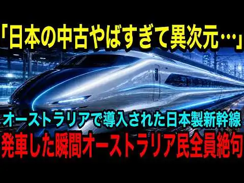 画像 【海外の反応】「これで本当に中古なの⁉」中国製の高速鉄道を辞め、日本の中古車を使用したオーストラリア！日本の中古新幹線がやばすぎるとオーストラリアで超話題に！