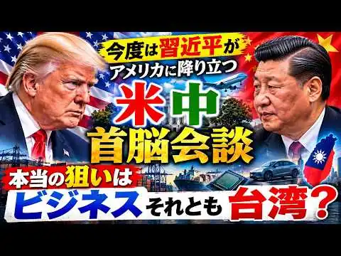 画像 #1075【米中首脳会談】トランプが習近平を“異例の厚遇”…その裏で何が動く？台湾・AI・レアアース