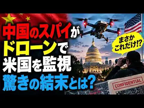 画像 #1068中国人スパイがドローンで偵察!? 米国で起きている異常事態