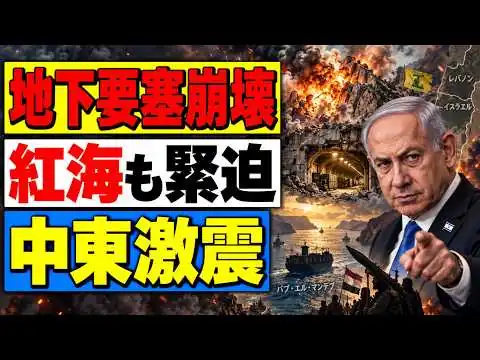 画像 【緊急】中東戦線が激変！イスラエル「1100トン爆破」紅海でも異変