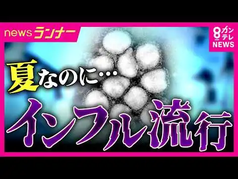 画像 「インフルなんか考えてもなかった」過去2番目の早さでインフルエンザ流行期入り　猛暑で「換気」「マスク」呼びかけできず　最新研究では下水からリアルタイムで流行を把握