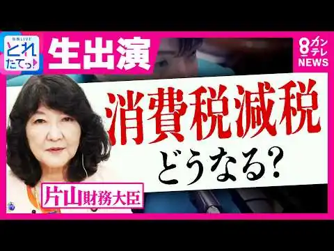 画像 【激論】「これからバッサバサやっていく」片山財務大臣に直撃生質問「食料品消費税1%」で小売価格下がる？　政府効率化「日本版DOGE」にも改革意欲｜旬感LIVE とれたてっ!〈カンテレNEWS〉